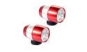 6 LED Waterproof Mini Cycling Safety Light - Black, Blue, Red and Gold