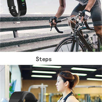 Sport Force Fitness Tracker Smartband - Black, Blue or Purple