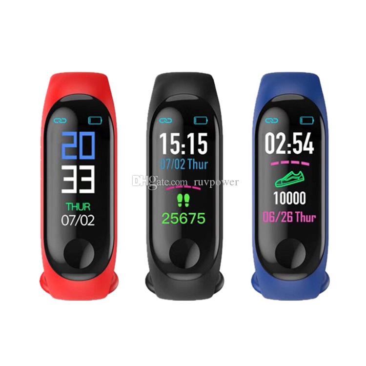 Sport Force Bluetooth Heart Rate Fitness Tracker - Red, Black or Blue