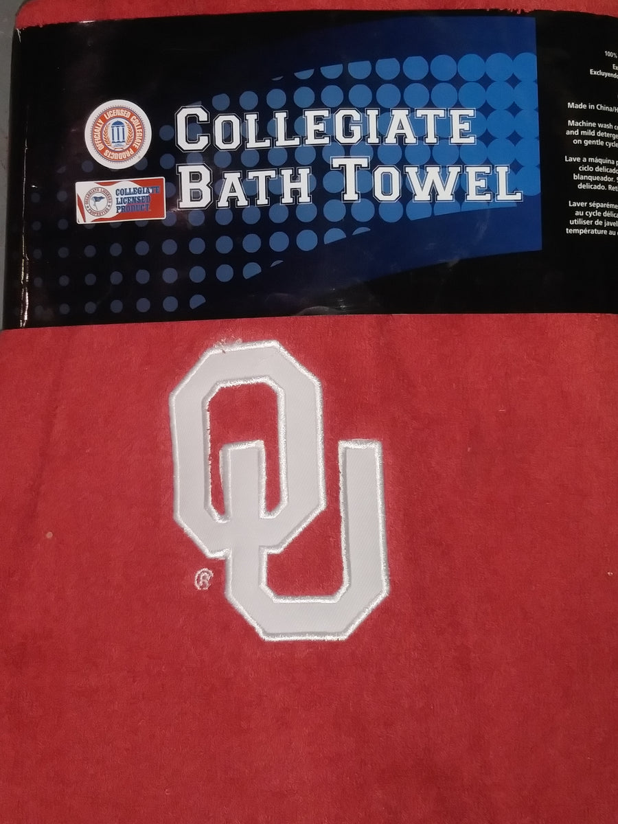 Officially Licensed Collegiate Bath Towels W/ Official College Logo