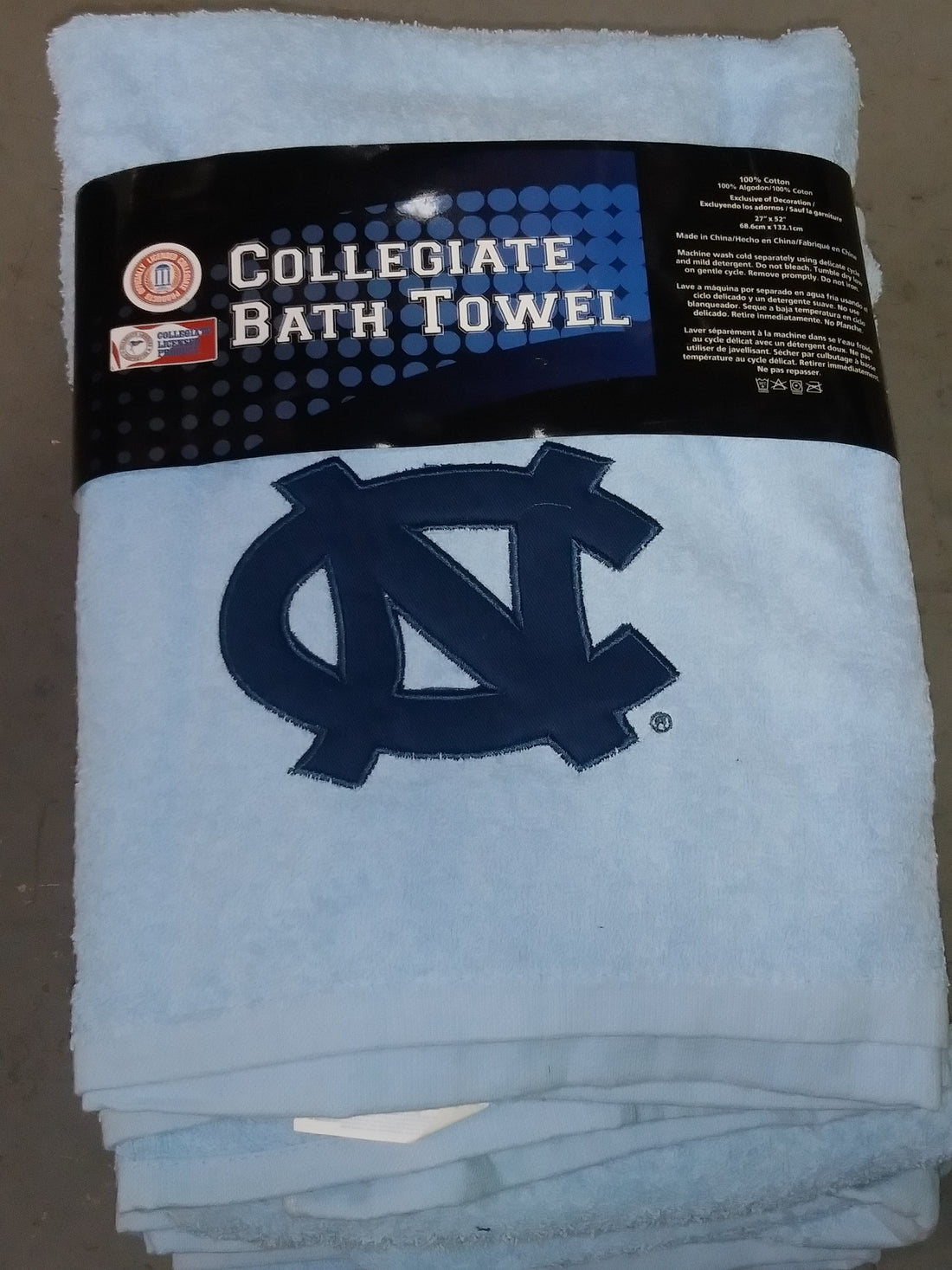 Officially Licensed Collegiate Bath Towels W/ Official College Logo