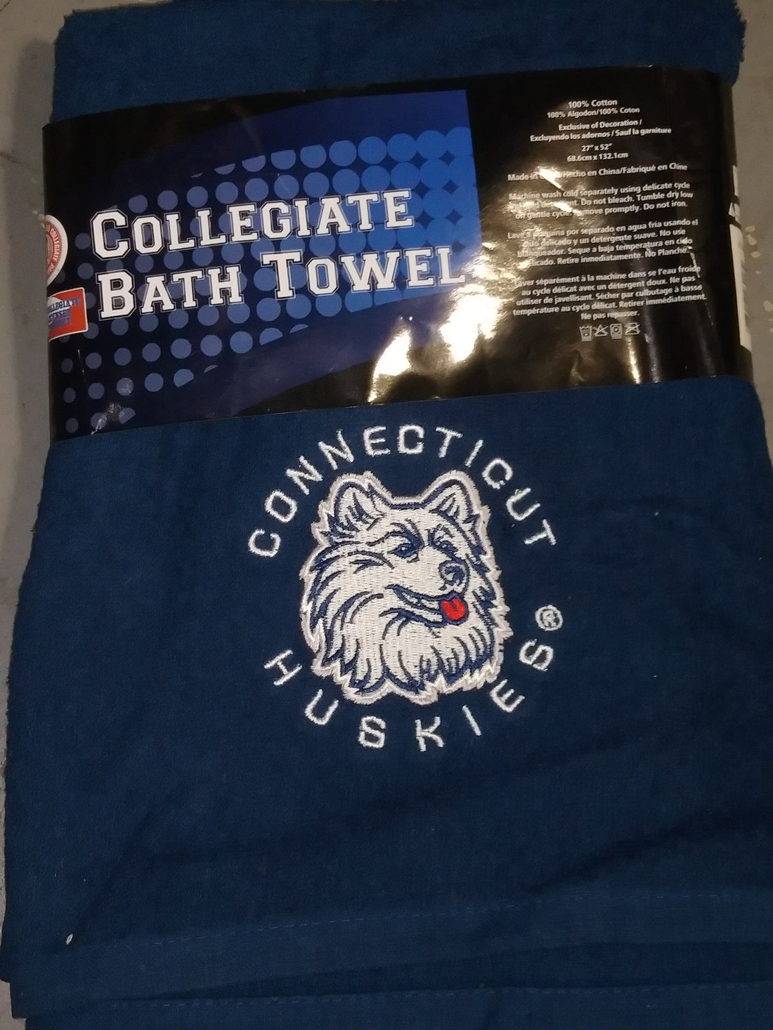 Officially Licensed Collegiate Bath Towels W/ Official College Logo