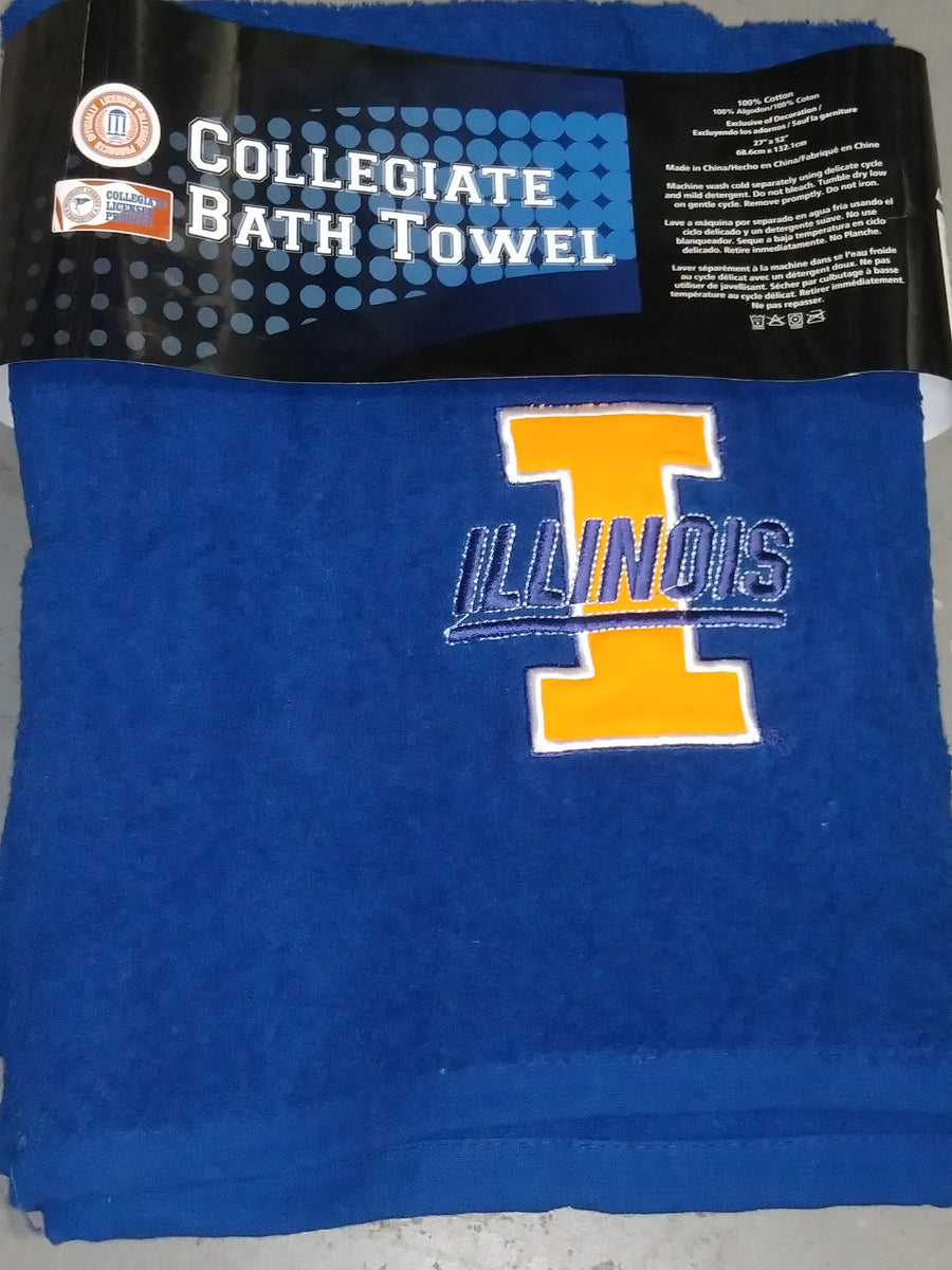 Officially Licensed Collegiate Bath Towels W/ Official College Logo