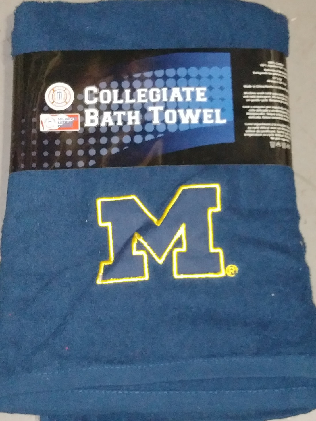 Officially Licensed Collegiate Bath Towels W/ Official College Logo
