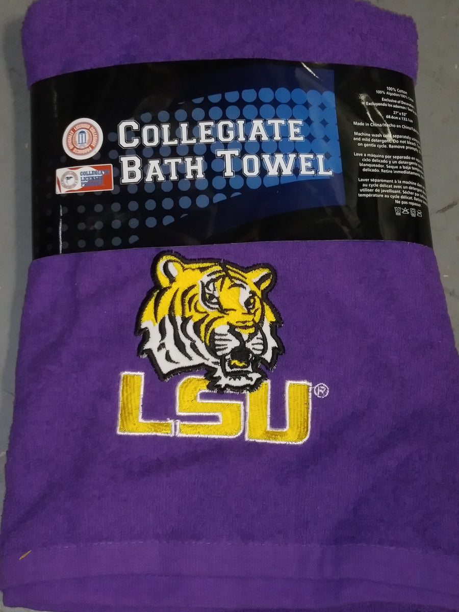 Officially Licensed Collegiate Bath Towels W/ Official College Logo