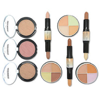 Kiss Beauty 3 in 1 Face Contour Set - Neutral, Rose or Medium