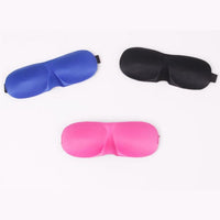 3D Eye Mask - Black. Blue, Pink, Purple, Green or Leopard