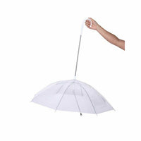 Transparent Outdoor Dog or Puppy Umbrella with Chain Leash