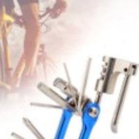 Portable Steel Multifunction Bicycle Tool Maintenance - 11 In 1