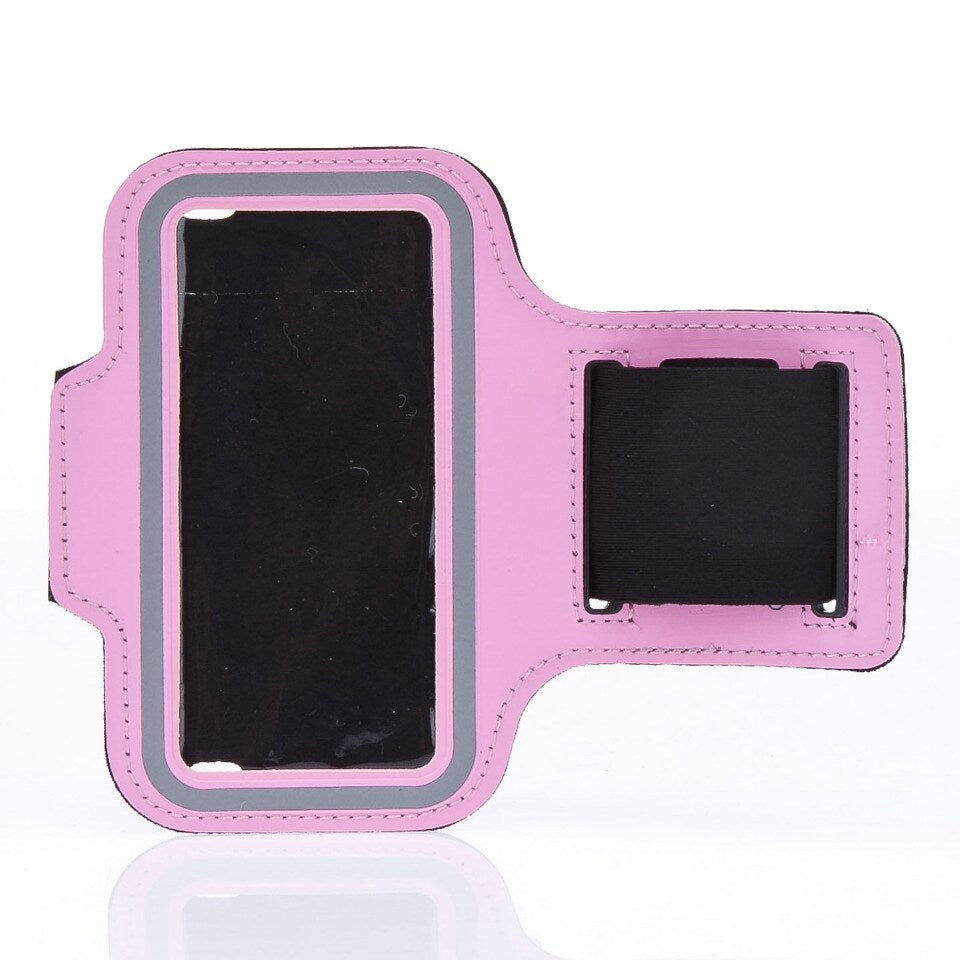 Cell Phone Armband Pouch for Runners or Cyclists Fits iPhone 4 4s 5 5s (Also Fits Keys and Wallet)