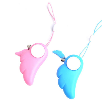 Angel Personal Safety Alarm Keychain - Blue or Pink