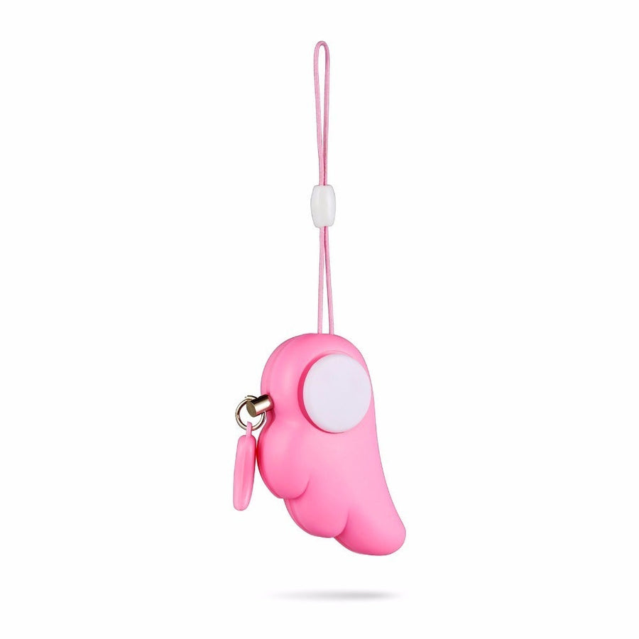Angel Personal Safety Alarm Keychain - Blue or Pink