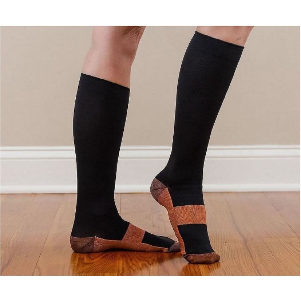 Copper Infused Compression Socks S/M - L/XL