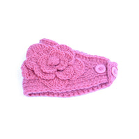 Crochet Headband - Black, Blue, Pink or Tan