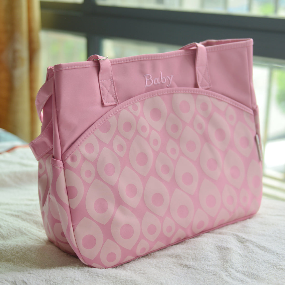 Diaper Tote Bag - Blue, Beige or Pink