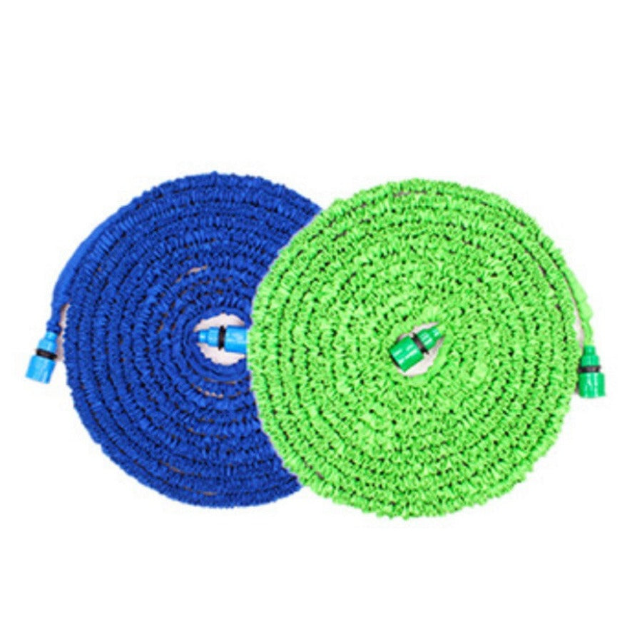 Expandable Garden Hose -  50' or 100' - Blue or Green with Sprayer