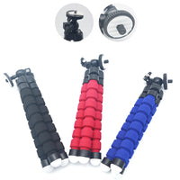 Flexible Tripod Mount for Go Pro - Black, Blue or Red