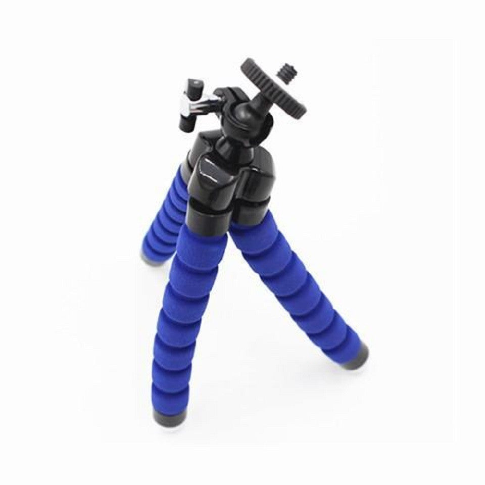 Flexible Tripod Mount for Go Pro - Black, Blue or Red