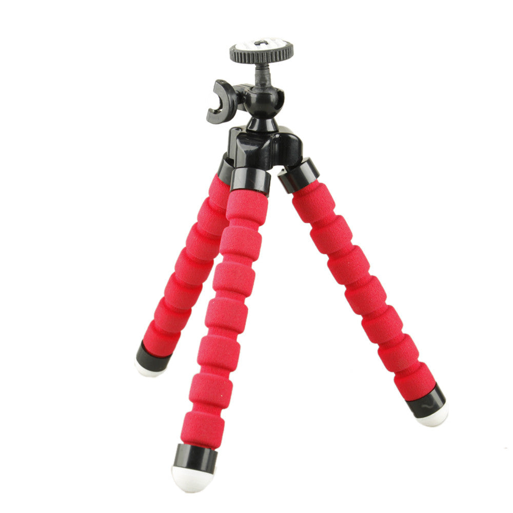 Flexible Tripod Mount for Go Pro - Black, Blue or Red