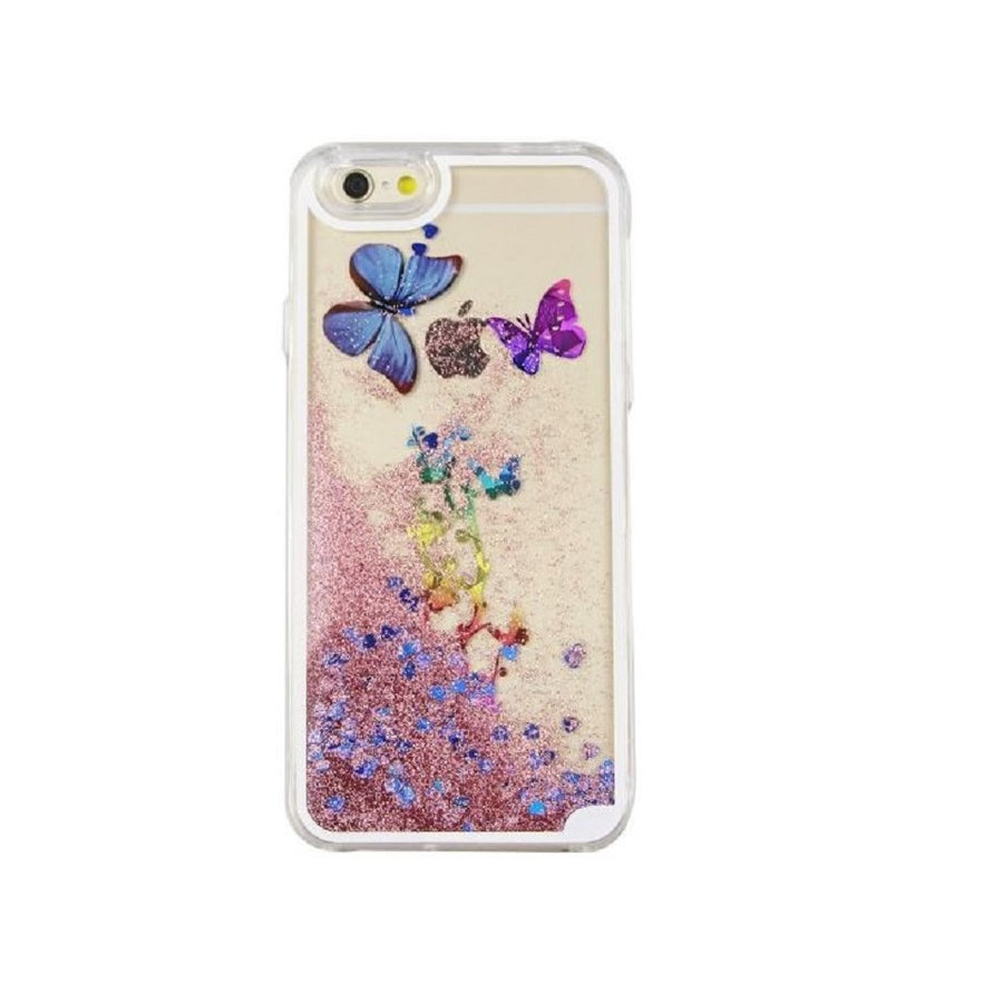 Floating Butterfly Phone Case for iPhone 6 or 6 Plus - Pink, Purple, Blue or Silver