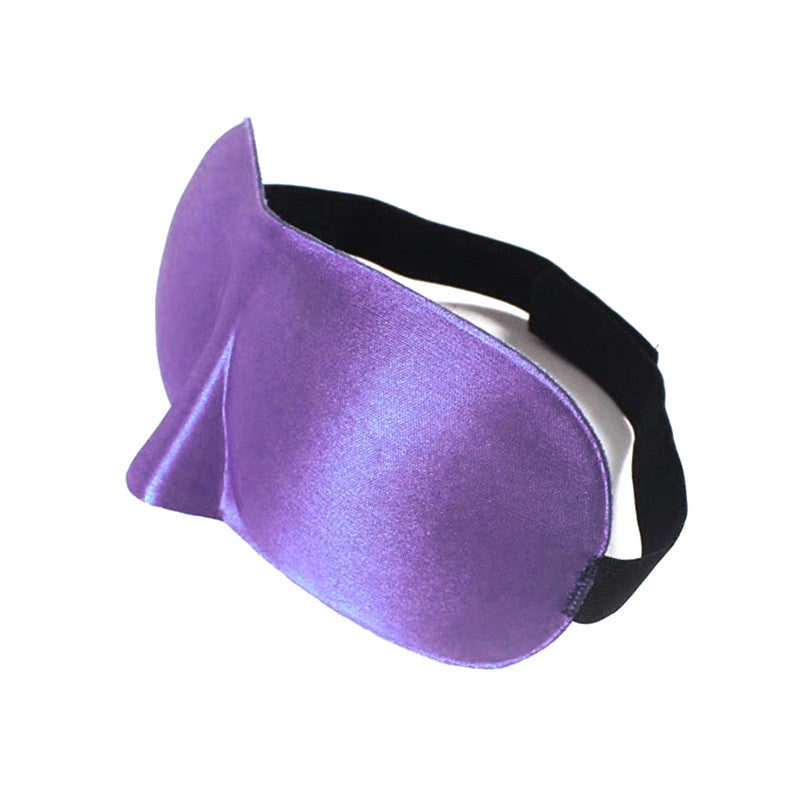 3D Eye Mask - Black. Blue, Pink, Purple, Green or Leopard