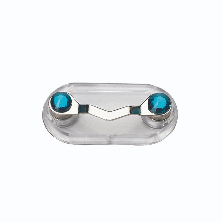 Magnetic Eyeglass, Sunglass or Name Tag Holder - Silver, Pink, Black or Blue