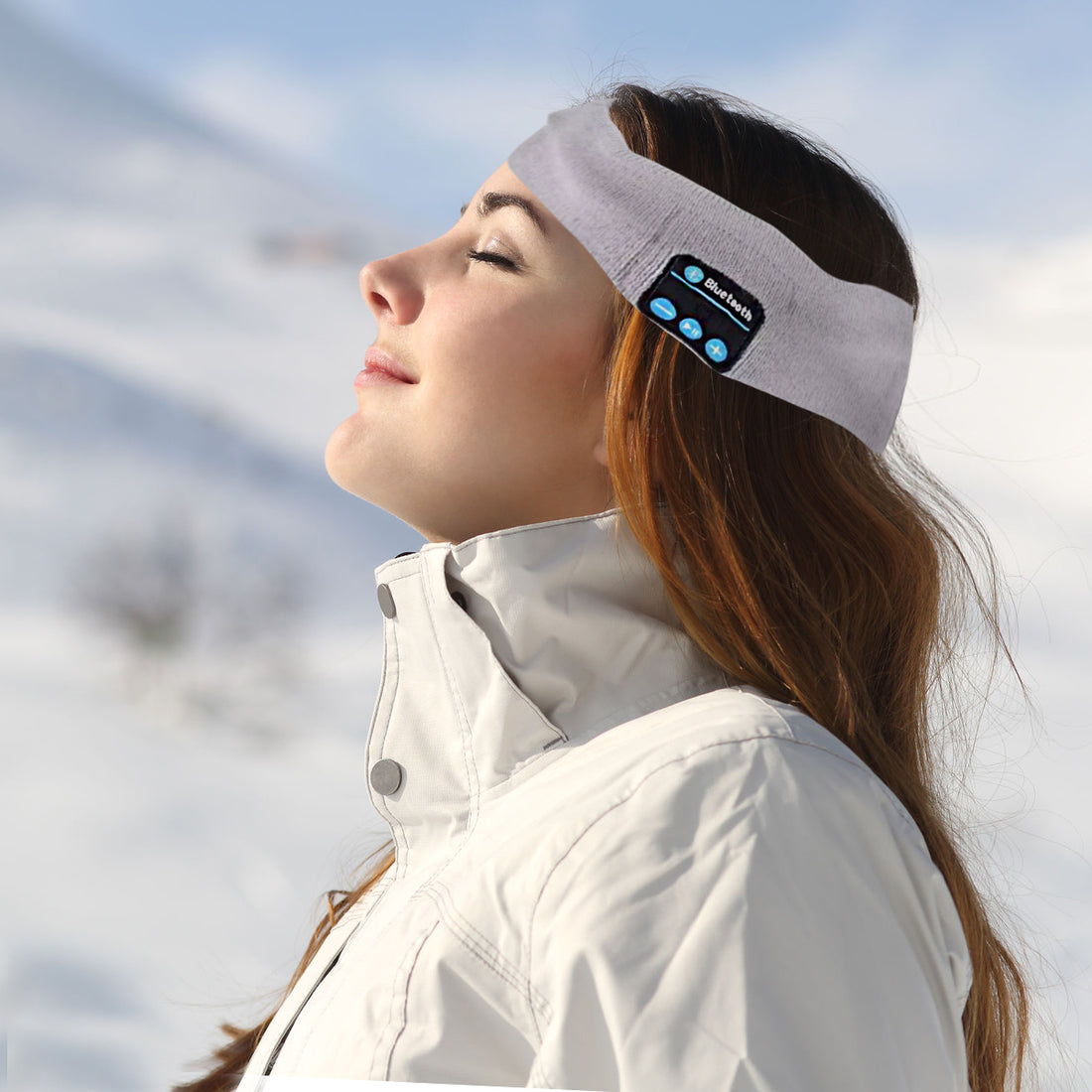 Bluetooth Stretch Head Wrap - Black or Grey