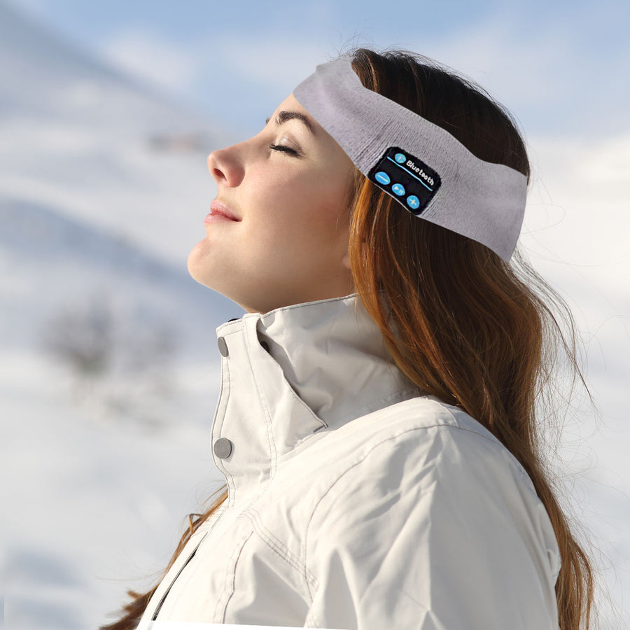 Bluetooth Stretch Head Wrap - Black or Grey