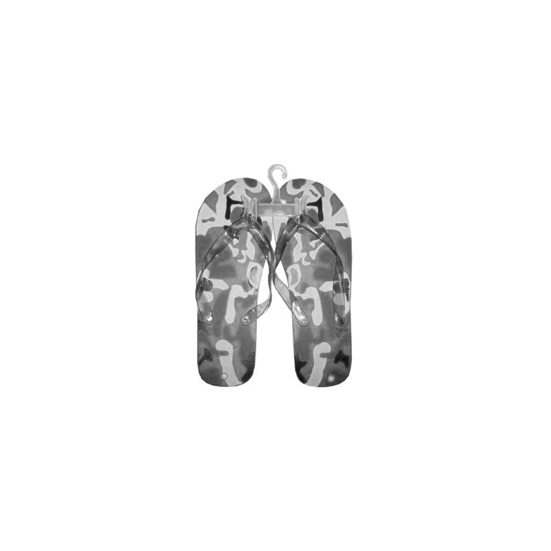 Men's Camo Flip Flops Beach Sandals- Gray, Blue, Green, or Brown