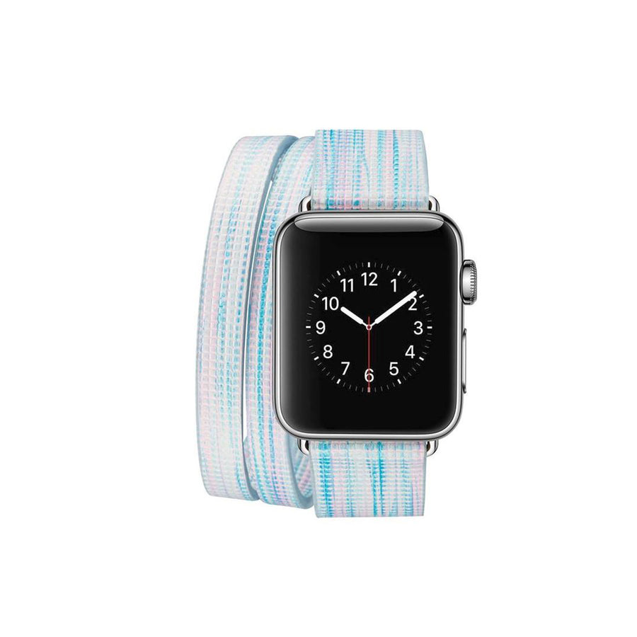 Colorful Wraparound Replacement Band for Apple Watch Series 1, 2 & 3