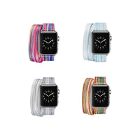 Colorful Wraparound Replacement Band for Apple Watch Series 1, 2 & 3