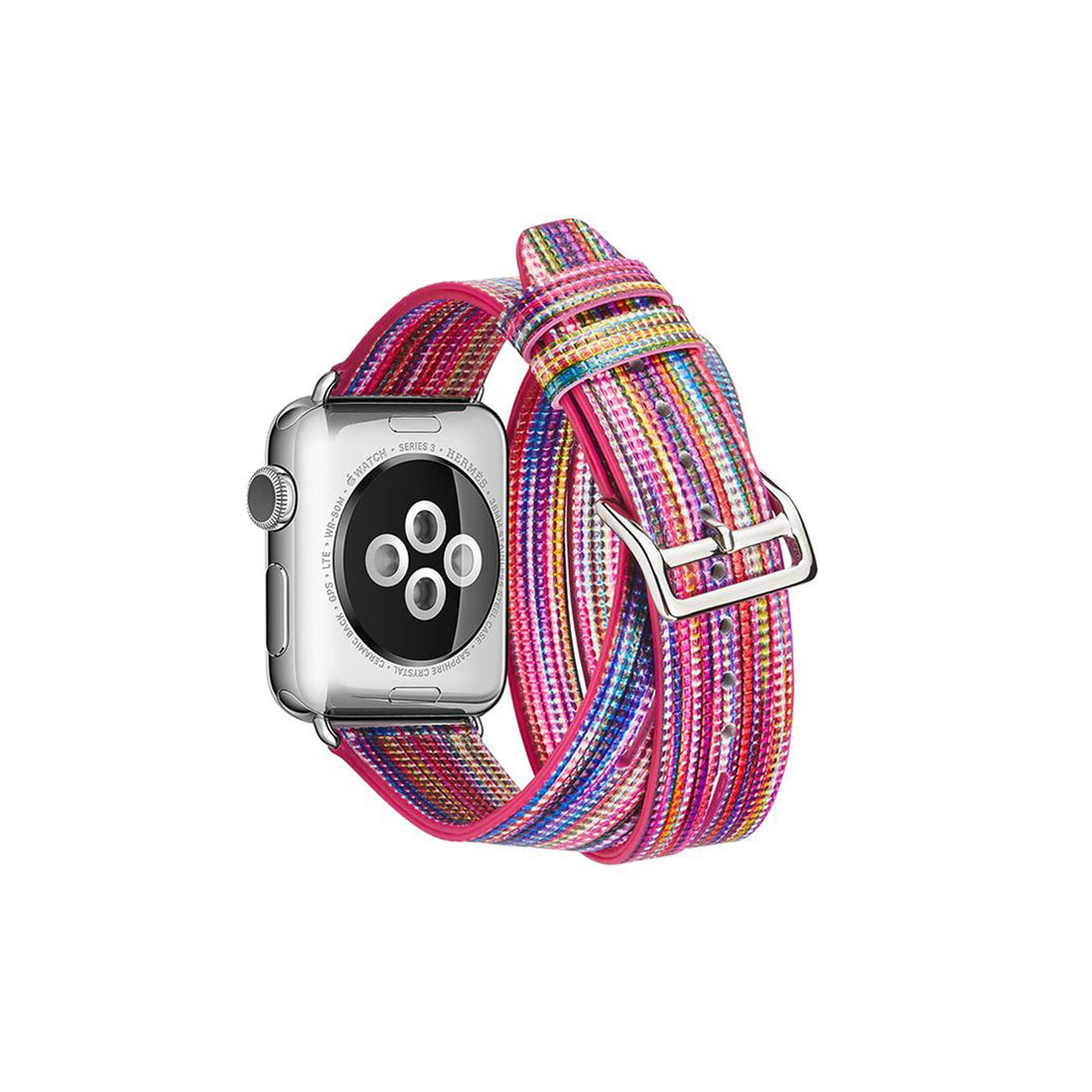 Colorful Wraparound Replacement Band for Apple Watch Series 1, 2 & 3