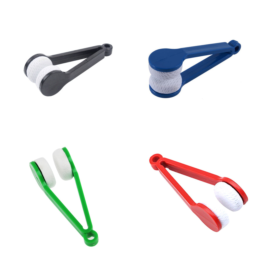 Eyeglass Cleaning Tool - Black, Blue, Green, Red, White or Yellow