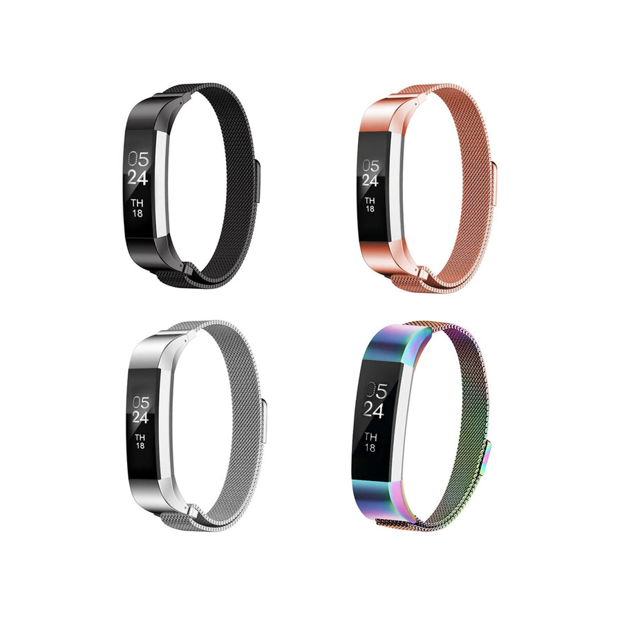 Fitbit Alta Compatible Milanese Loop Band - Purple, Black, Rose Gold or Silver