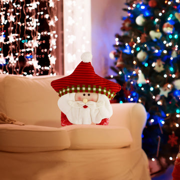 Holiday Decorative Pillow - Reindeer, Santa Claus or Snowman