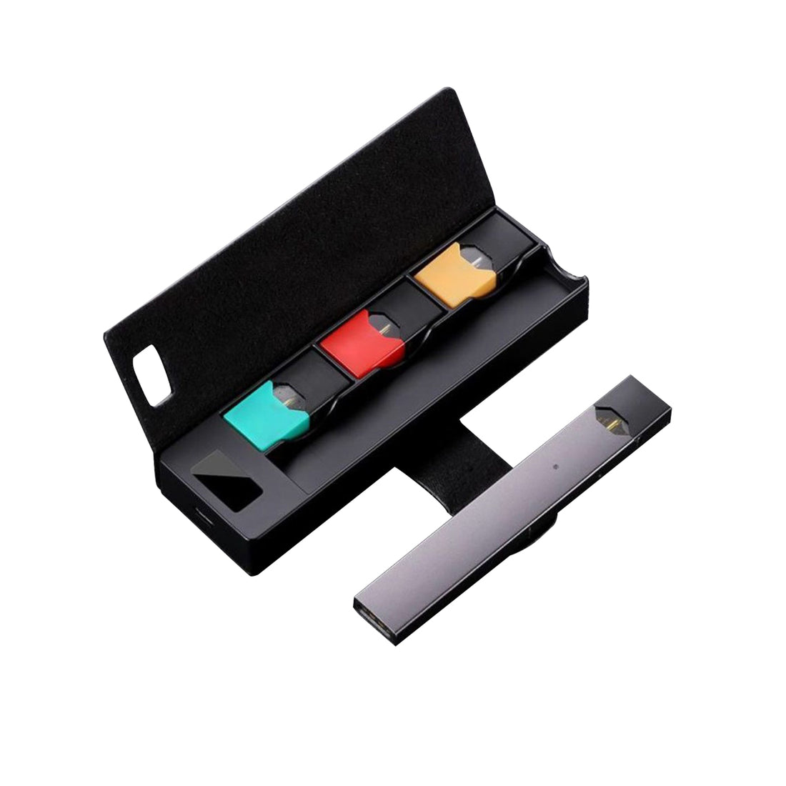 JUUL Compatible Charging Case with LCD indicator holds 3 pods 1200 mAh Portable Wireless