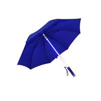 LED Flashlight Umbrella - Black, Red or Blue