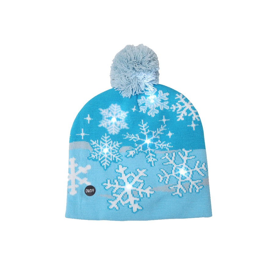 Light-Up Holiday Beanies Christmas Lights Hat