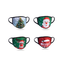 Light Up LED Holiday Face Masks - Santa, Reindeer, Christmas Tree and Ho Ho Ho