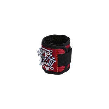 Magnetic Tool Wristband with Pocket - Red, Black or Blue