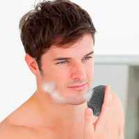 Men's Charcoal Konjac Exfoliating Sponge - 1 or 2 Pack