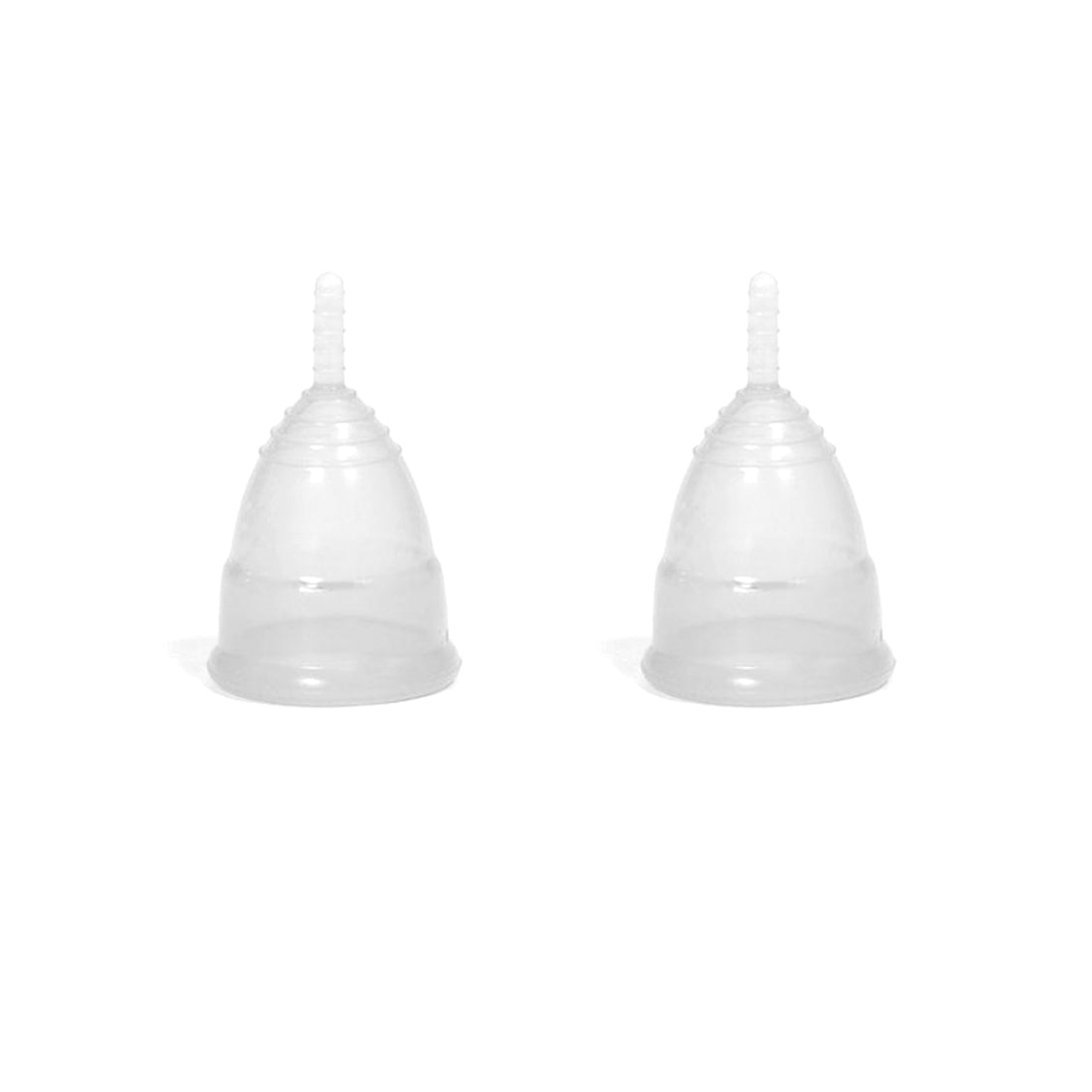 Menstrual Cups - 1 or 2 Pack - Pink, Purple or Clear