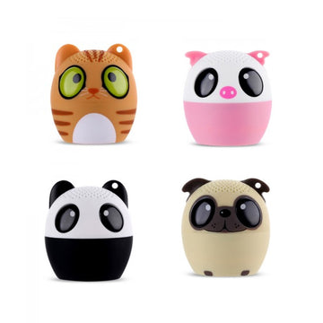 Animal Mini BT Speaker - Cat. Pig, Panda or Dog
