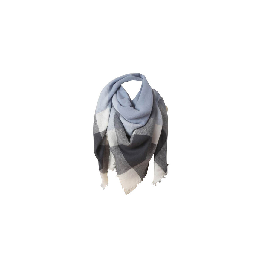Oversized Wrap Scarf - Black, Green, Grey or Multi Color