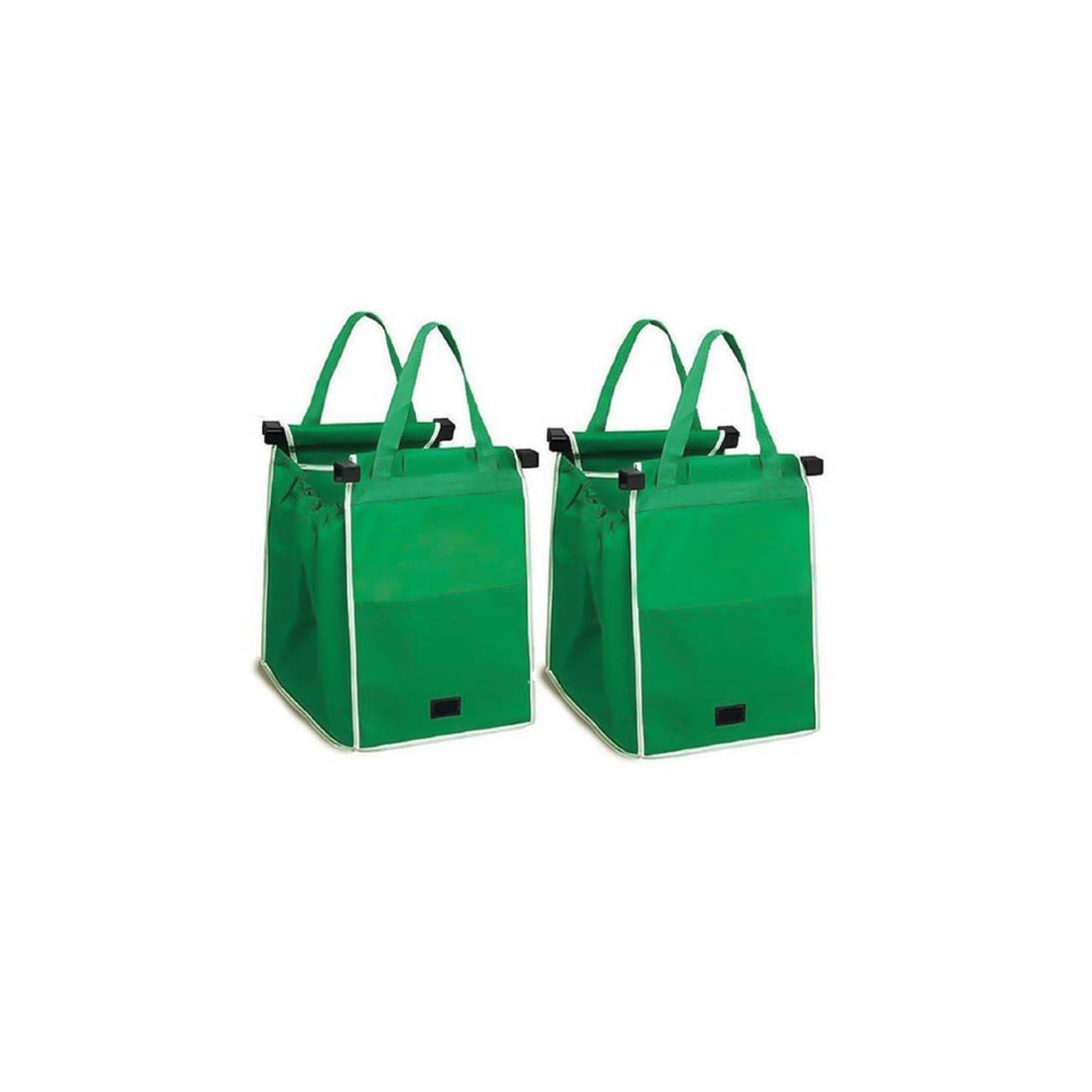 Reusable Clip-to-Cart Grocery Bag - 2 Pack