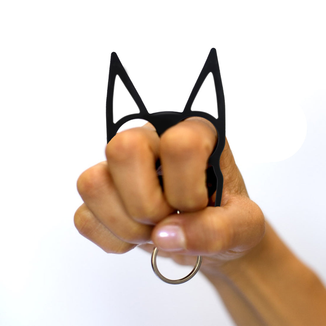 Self Defense Cat Ears Keychain - Black, Gold or Pink