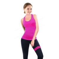 Slimming Shaper Racerback Tank - Pink, Purple, Black, Blue or Green