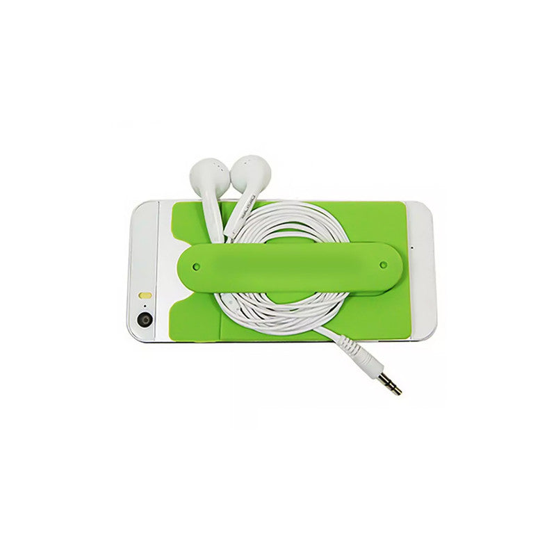 Phone Silicone Credit Card Holder with Stand