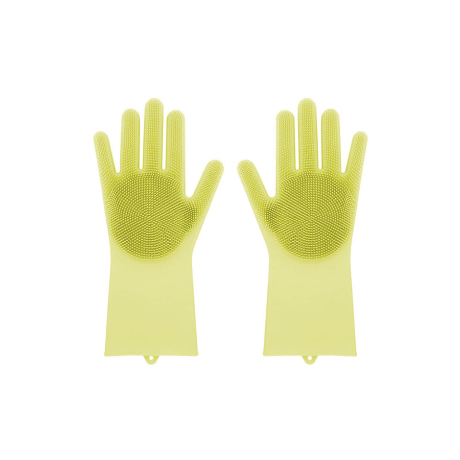 Silicone Dishwashing Gloves with Scrubbers