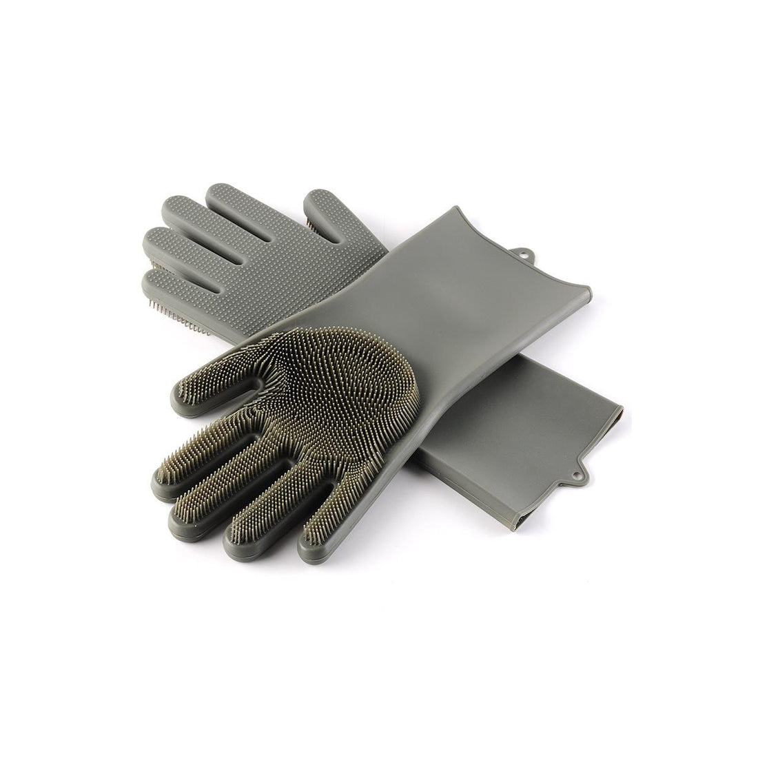 Silicone Dishwashing Gloves with Scrubbers